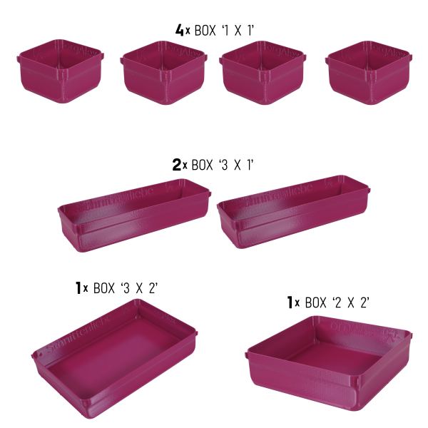 orgAlex Box-Bundle '4x5' #1 - berry
