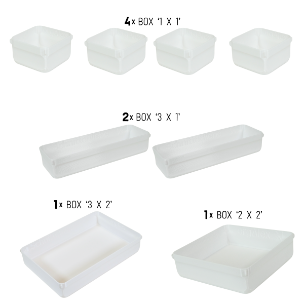 orgAlex Box-Bundle '4x5' #1 - white