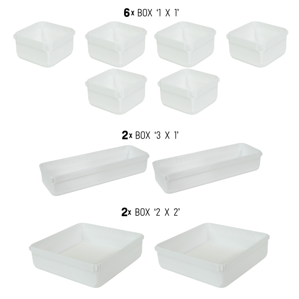 orgAlex Box Bundle '4x5' #2 - white