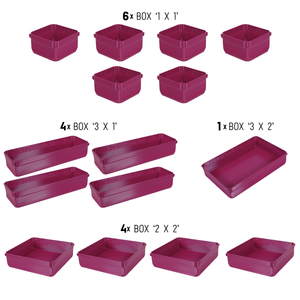 orgAlex Box-Bundle '8x5' #1 - berry