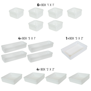 orgAlex Box-Bundle '8x5' #1 - white