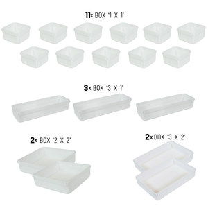 orgAlex Box-Bundle '8x5' #2 - white