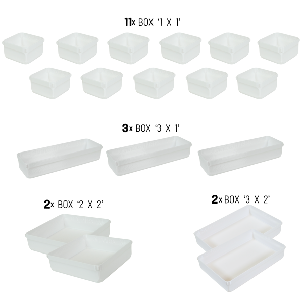 orgAlex Box Bundle '8x5' #2 - white