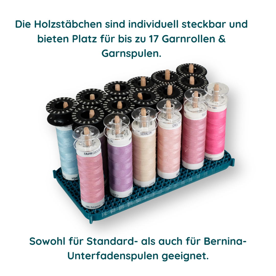 aufbewahrung garnrollen und spulen orgAlex Garnboard – Schnittenliebe