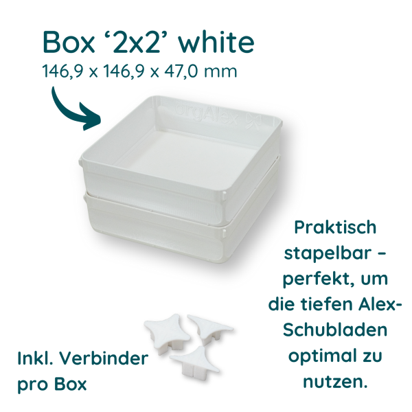 orgAlex Box '2 x 2'