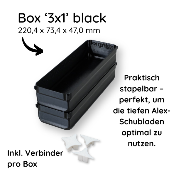 orgAlex Box '3 x 1'