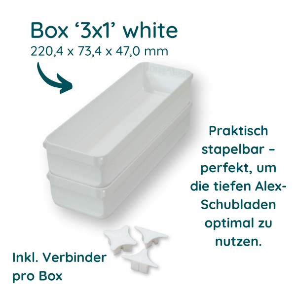 orgAlex Box '3 x 1'