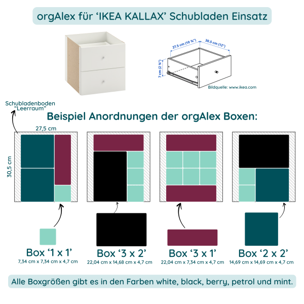 orgAlex Box '3 x 2'