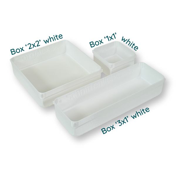 orgAlex Box-Bundle '3x4' #1 - white